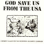 Image of the 'God Save Us From teh USA'  LP cover