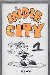 Image of the cover of the NME compilation album 'Indiecity'